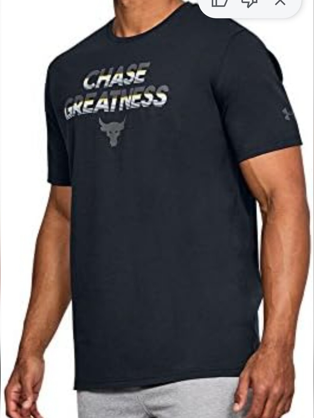 Under Armour Project Rock 'Chase Greatness' Short Sleeve Performance Tee